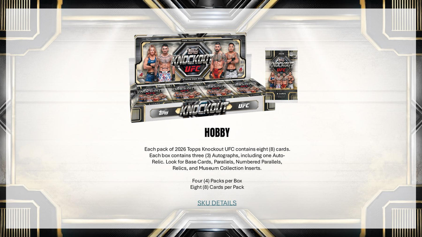 2026 Topps Knockout UFC Hobby