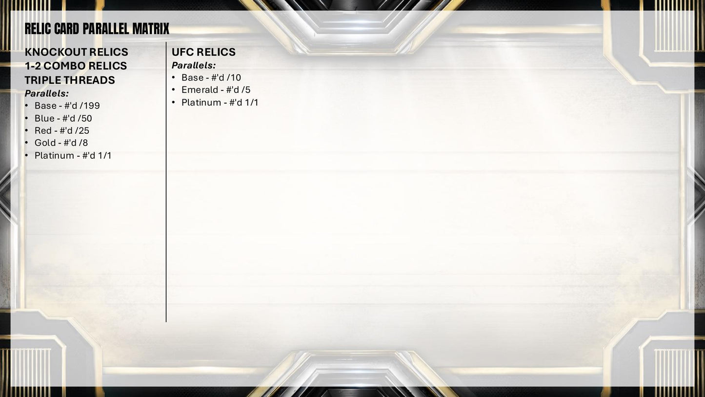 2026 Topps Knockout UFC Hobby
