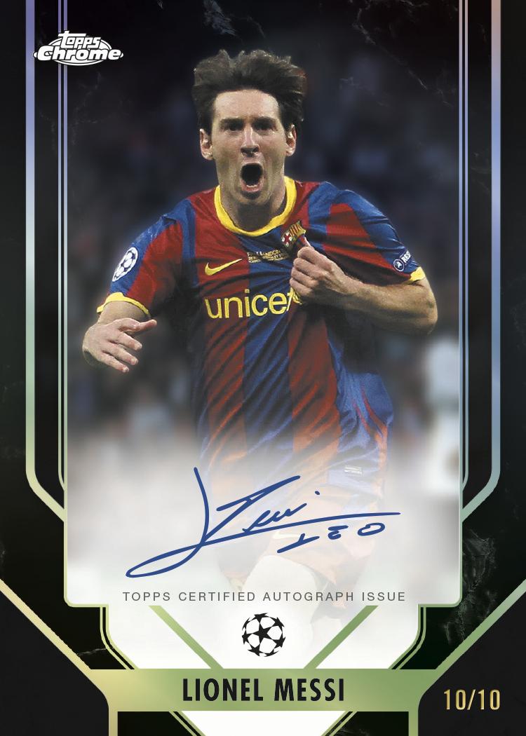 2025/26 Topps Chrome UEFA Club Competitions Soccer Hanger