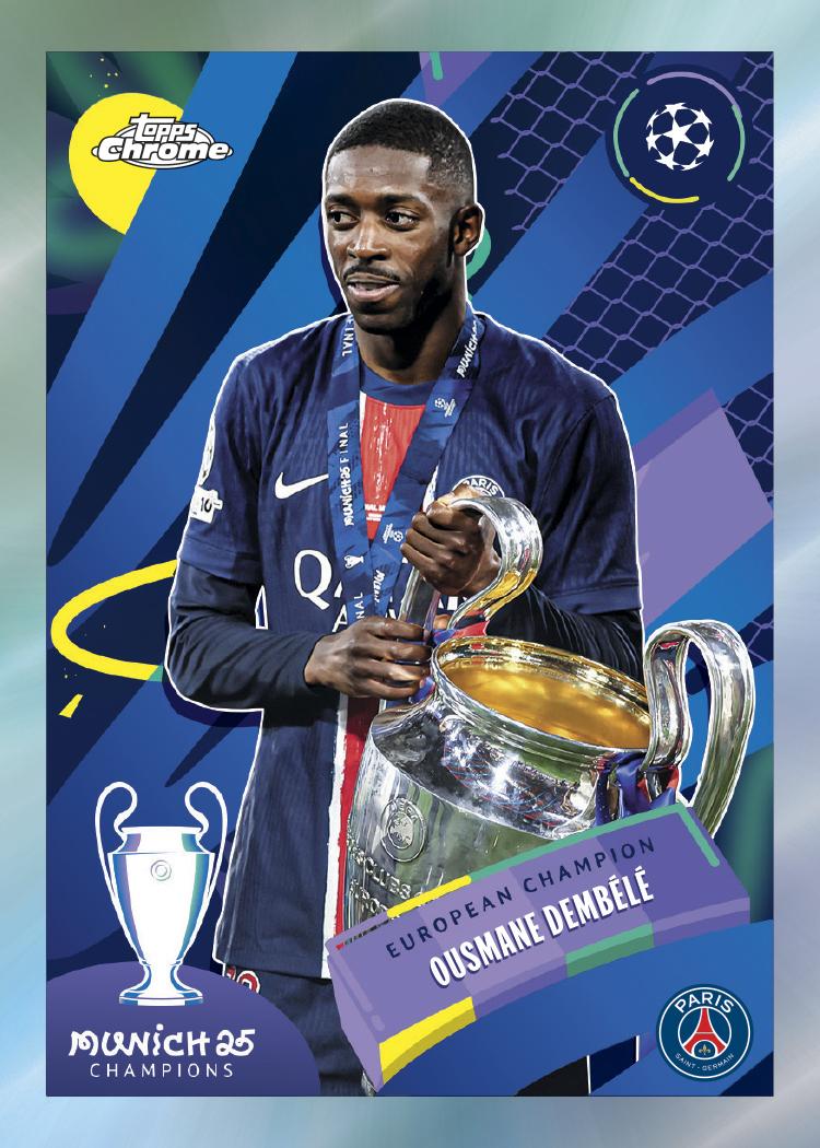 2025/26 Topps Chrome UEFA Club Competitions Soccer Hanger