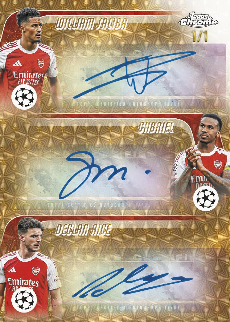 2025/26 Topps Chrome UEFA Club Competitions Soccer Hanger