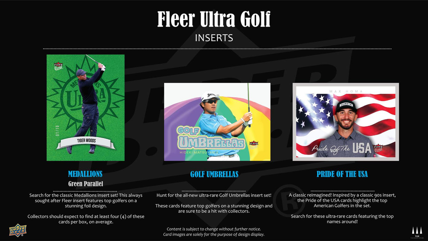 2026 Upper Deck Fleer Ultra Golf Hobby