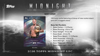 2026 Topps Midnight UFC Hobby