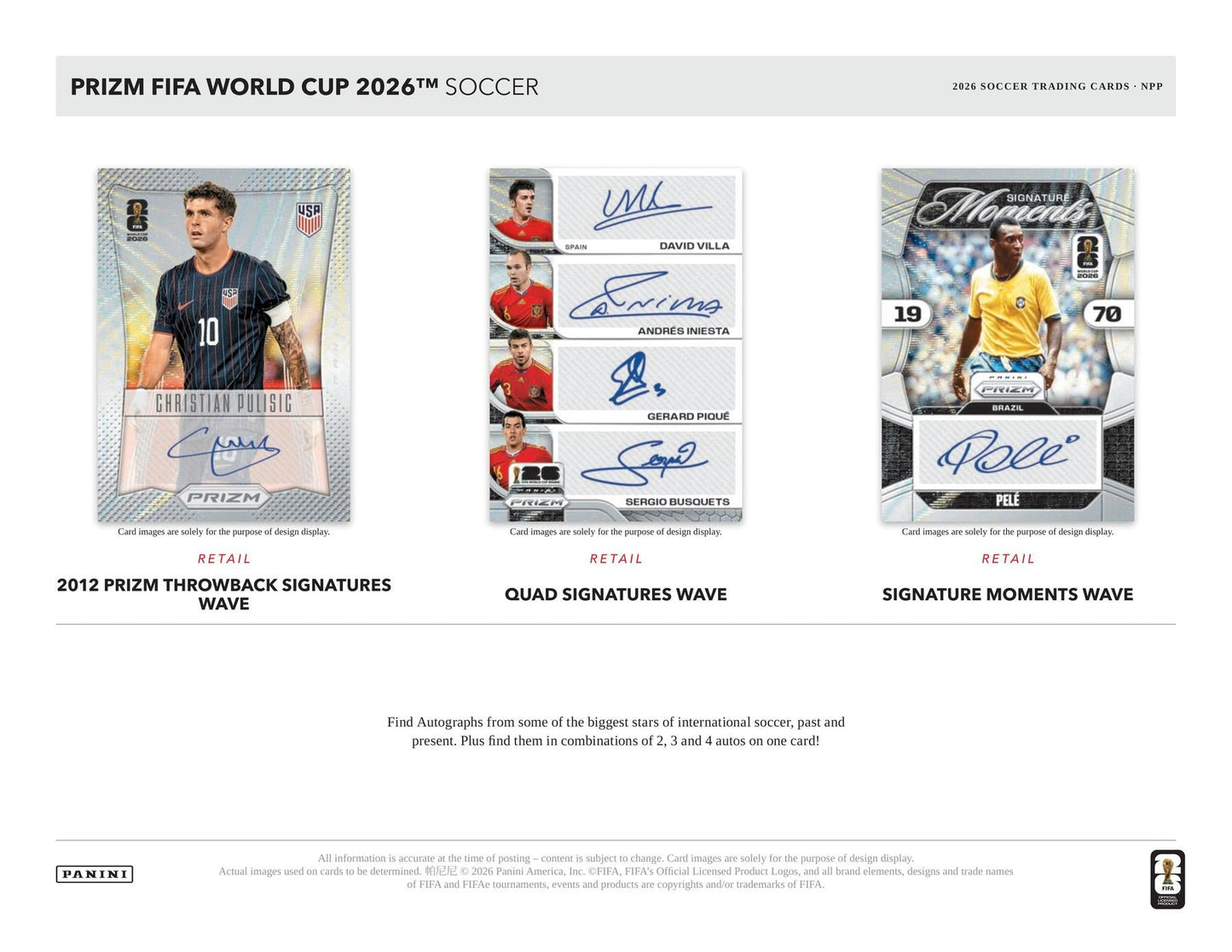 2026 Panini Prizm FIFA World Cup Soccer Blaster
