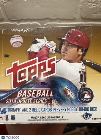 compare product 2018 Topps Update Jumbo Hobby Box