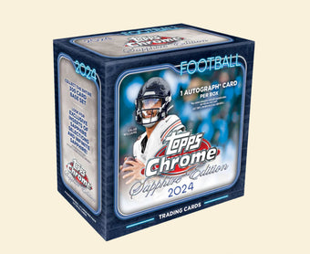 compare product 2024 Topps Chrome Sapphire Football Hobby Box