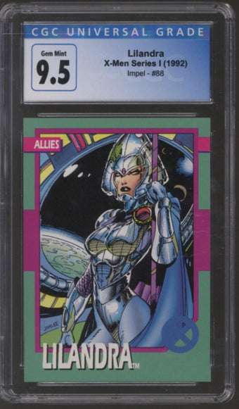 compare product 1992 Lilandra X-Men Series I Impel #88 CGC 9.5 *4132377105*