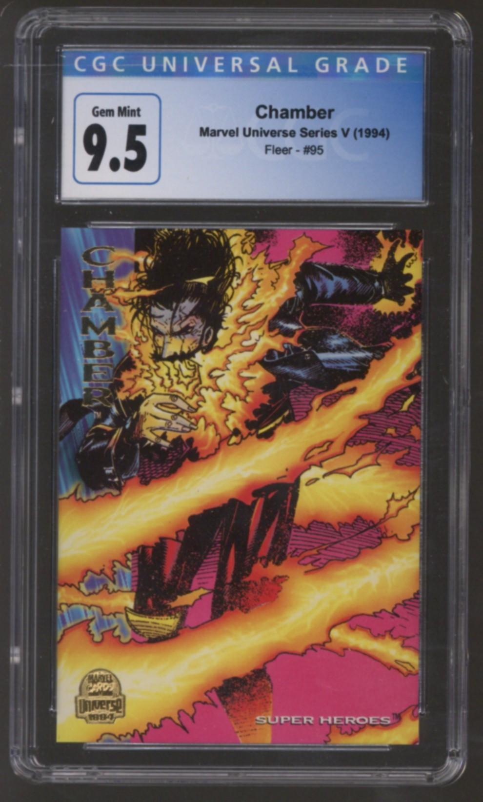 1994 Chamber Marvel Universe Series V Fleer #95 CGC 9.5 *4175734109*