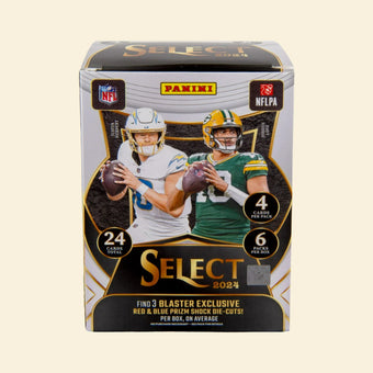 compare product 2024 Select Football NFL Blaster Box (Green & Yellow)