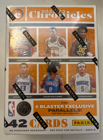 compare product 2022-23 Chronicles Basketball Blaster Box