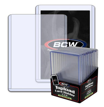 compare product BCW 3x4 Thick 240pt. Toploader 50-Pack