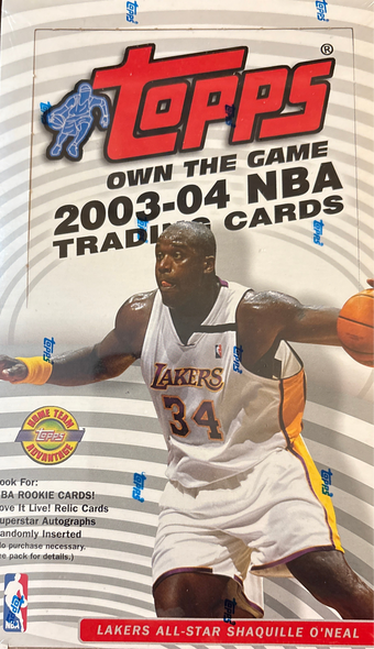 compare product 2003-04 Topps Basketball Hobby Box 1sr Edition *LeBron RC*