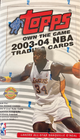2003-04 Topps Basketball Jumbo Hobby Box *LeBron RC*
