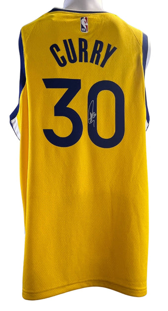compare product Steph Curry Autographed Golden State Warriors Jersey