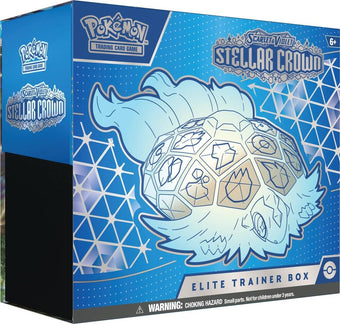compare product Pokemon Scarlet & Violet Stellar Crown Elite Trainer 10 Box Case