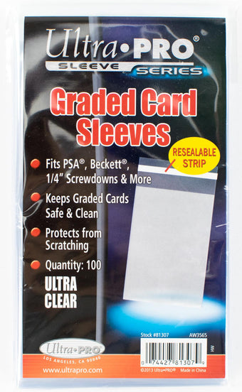 compare product Ultra Pro Graded Card sleeves (100 Count Pack)