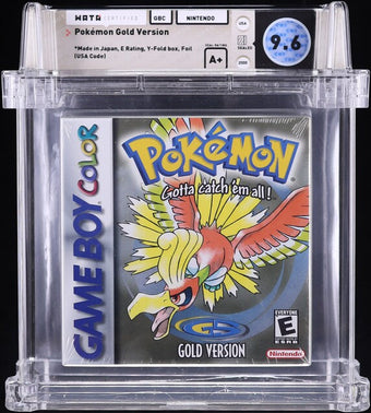 compare product 2000 POKEMON GOLD VERSION NINTENDO GAME BOY COLOR GBC WATA 9.6 A+ SEALED