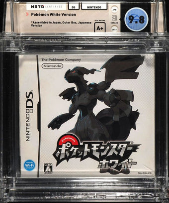compare product 2011 POKEMON WHITE VERSION JAPANESE NINTENDO DS WATA 9.8 A+ SEALED