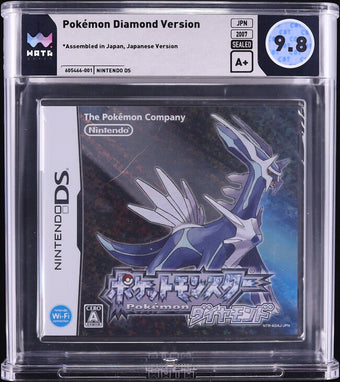 compare product 2007 POKEMON DIAMOND VERSION JAPANESE NINTENDO DS WATA 9.8 A+ SEALED