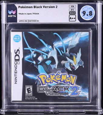 compare product 2012 POKEMON BLACK VERSION 2 NINTENDO DS WATA 9.8 A++ SEALED