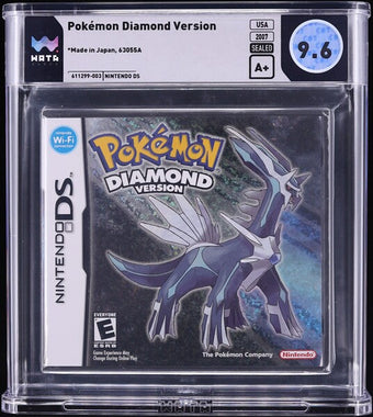 compare product 2007 POKEMON DIAMOND VERSION NINTENDO DS WATA 9.6 A+ SEALED