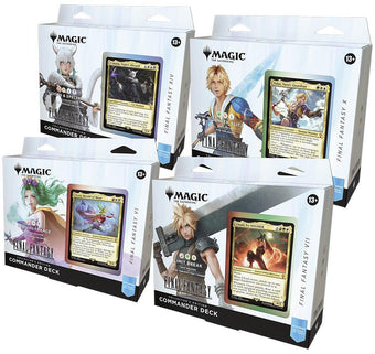 compare product Magic the Gathering Final Fantasy Commander Collector 4 Deck Display Case