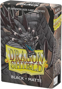 Dragon Shield Card Sleeves - Japanese Matte Black (60)