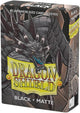 Dragon Shield Card Sleeves - Japanese Matte Black (60)