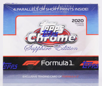 compare product 2020 Topps Chrome F1 Formula 1 Sapphire Edition Racing Hobby