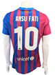 Ansu Fati #10 Autographed Nike FCB Soccer Jersey