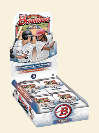 compare product 2025 Bowman Baseball Jumbo Hobby Box