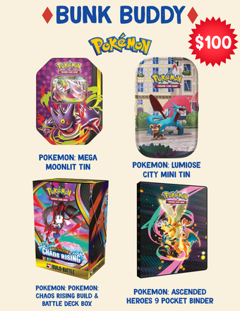 compare product Bleecker Trading Summer Bunk Buddy Pokemon Bundle