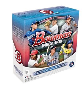 compare product 2025 Bowman Baseball Mega 20 Box Case
