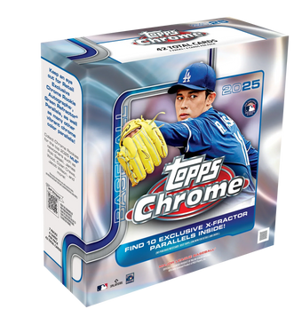 compare product 2025 Topps Chrome Baseball Mega 20 Box Case