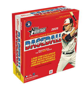 compare product 2025 Topps Heritage Baseball Mega 20 Box Case