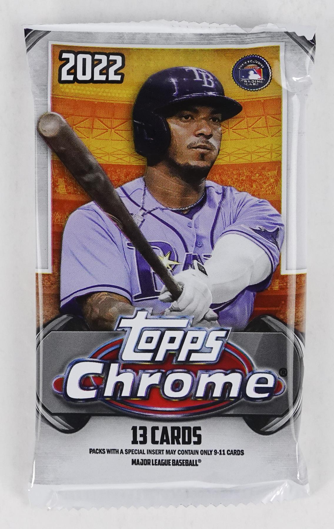 2022 Topps Chrome Baseball Hobby Jumbo Pack
