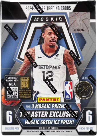 compare product 2024-25 Panini Mosaic Basketball Hobby Blaster 20 Box Case