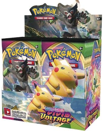 compare product Pokemon Sword & Shield Vivid Voltage Booster Box