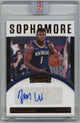 2020/21 Panini Contenders Sophomore Zion Williamson auto 08/10 #SC-ZWL