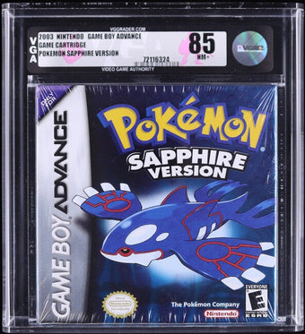compare product 2003 POKEMON SAPPHIRE VERSION NINTENDO GAME BOY ADVANCE GBA VGA 85 SEALED
