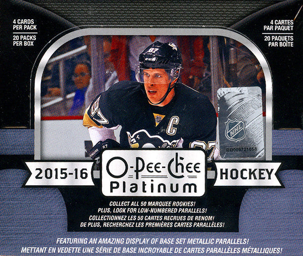 2015 O-Pee-Chee OPC Platinum Hockey Hobby Box *McDavid RCs*