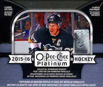 compare product 2015 O-Pee-Chee OPC Platinum Hockey Hobby Box *McDavid RCs*