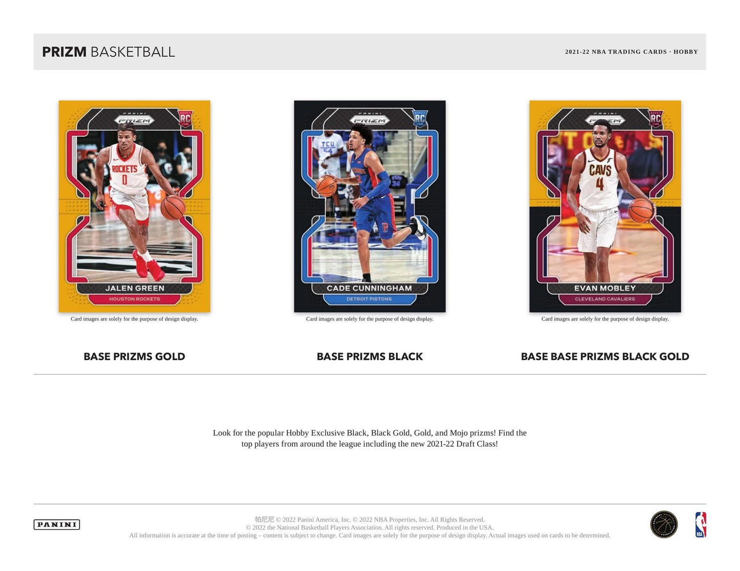 2021/22 Panini Prizm Basketball Hobby Pack