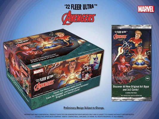 Marvel Fleer Ultra Avengers Hobby Pack (Upper Deck 2022)
