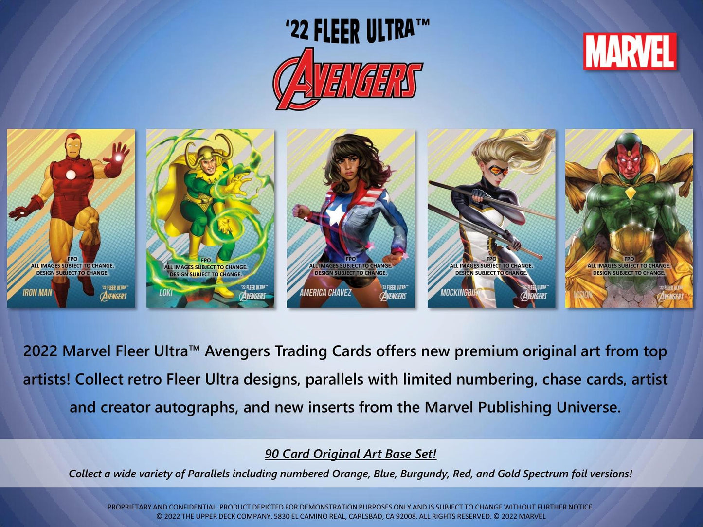 Marvel Fleer Ultra Avengers Hobby Pack (Upper Deck 2022)