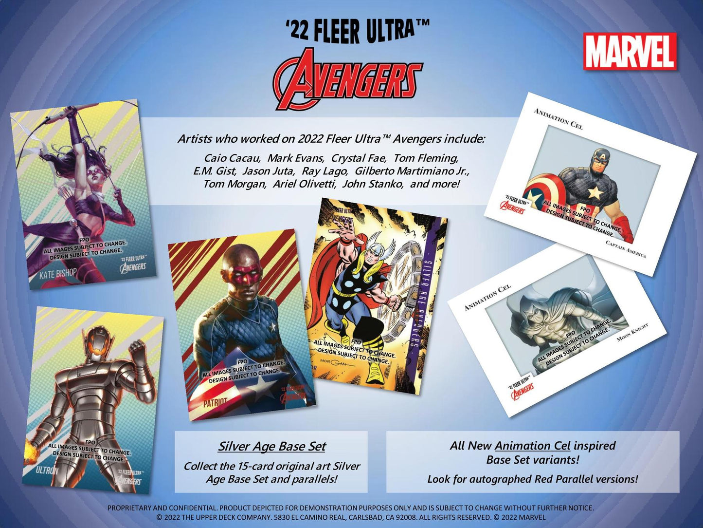Marvel Fleer Ultra Avengers Hobby Pack (Upper Deck 2022)