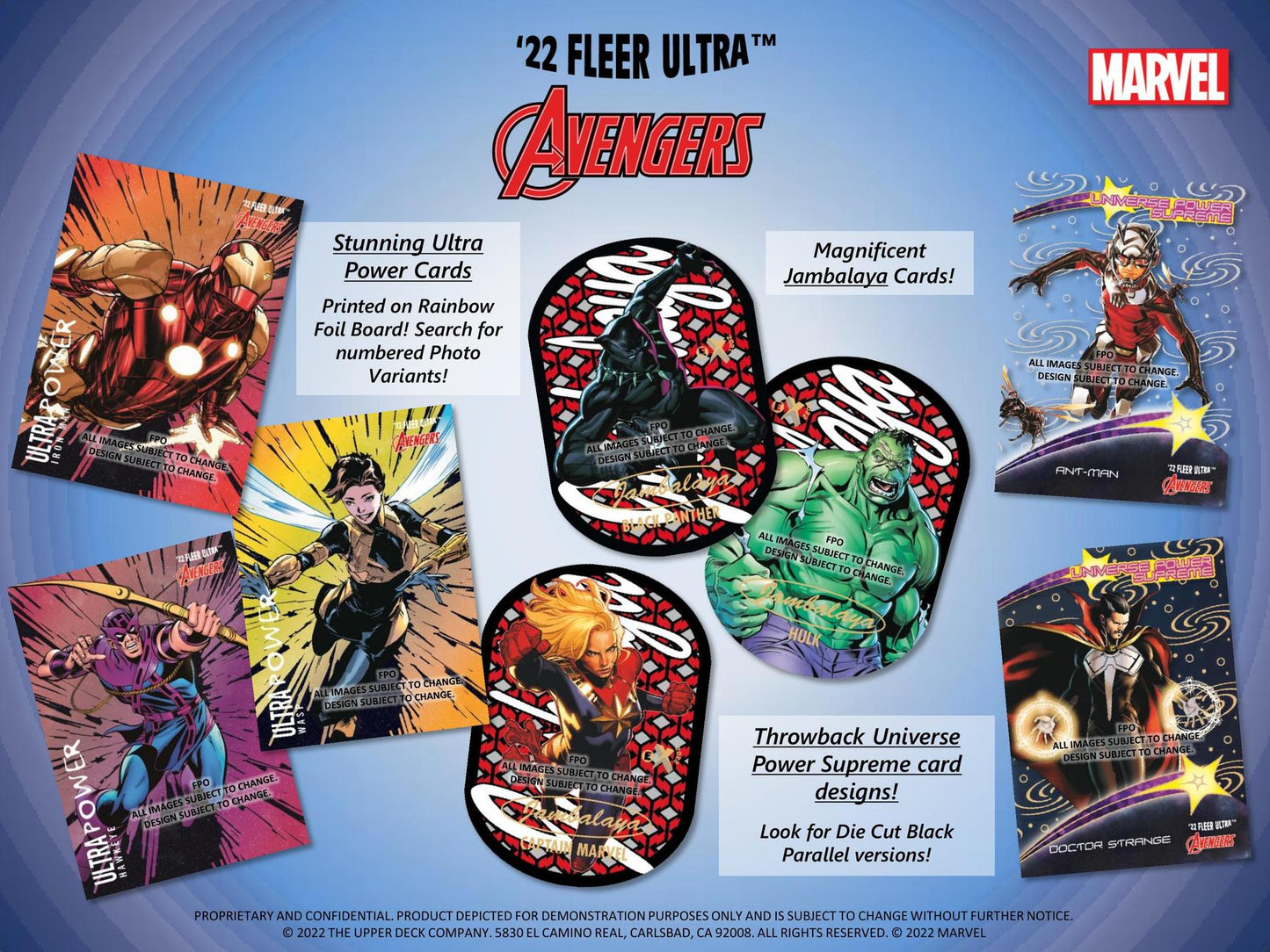 Marvel Fleer Ultra Avengers Hobby Pack (Upper Deck 2022)