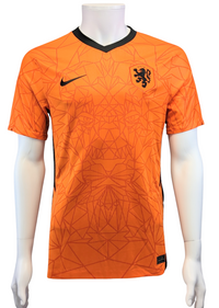 Memphis Depay #10 Autographed Nike Netherlands 2020/21 Home Jersey