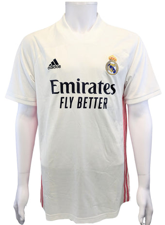 compare product David Beckham #23 Autographed 2020/21 Real Madrid White Adidas Jersey