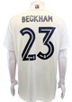 David Beckham #23 Autographed 2020/21 Real Madrid White Adidas Jersey